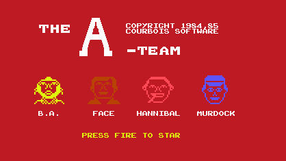 The A-Team Title Screen